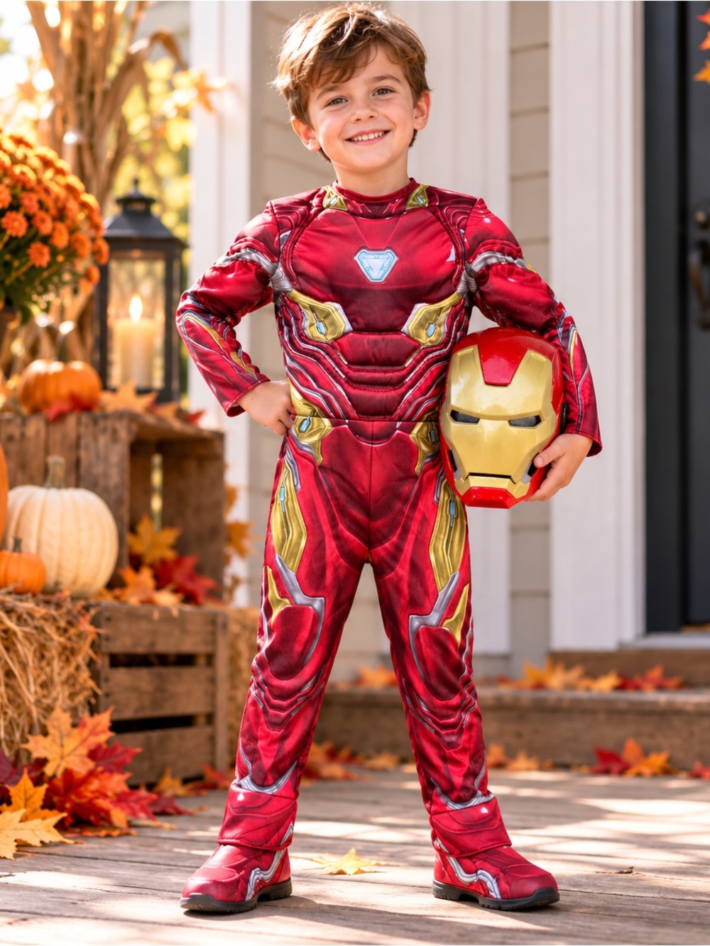 Marvel Avengers Infinity War Iron Man Costume Kids Small 4-6 Yo
